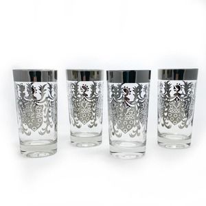 Kimiko Guardian Silver Rimmed tumblers